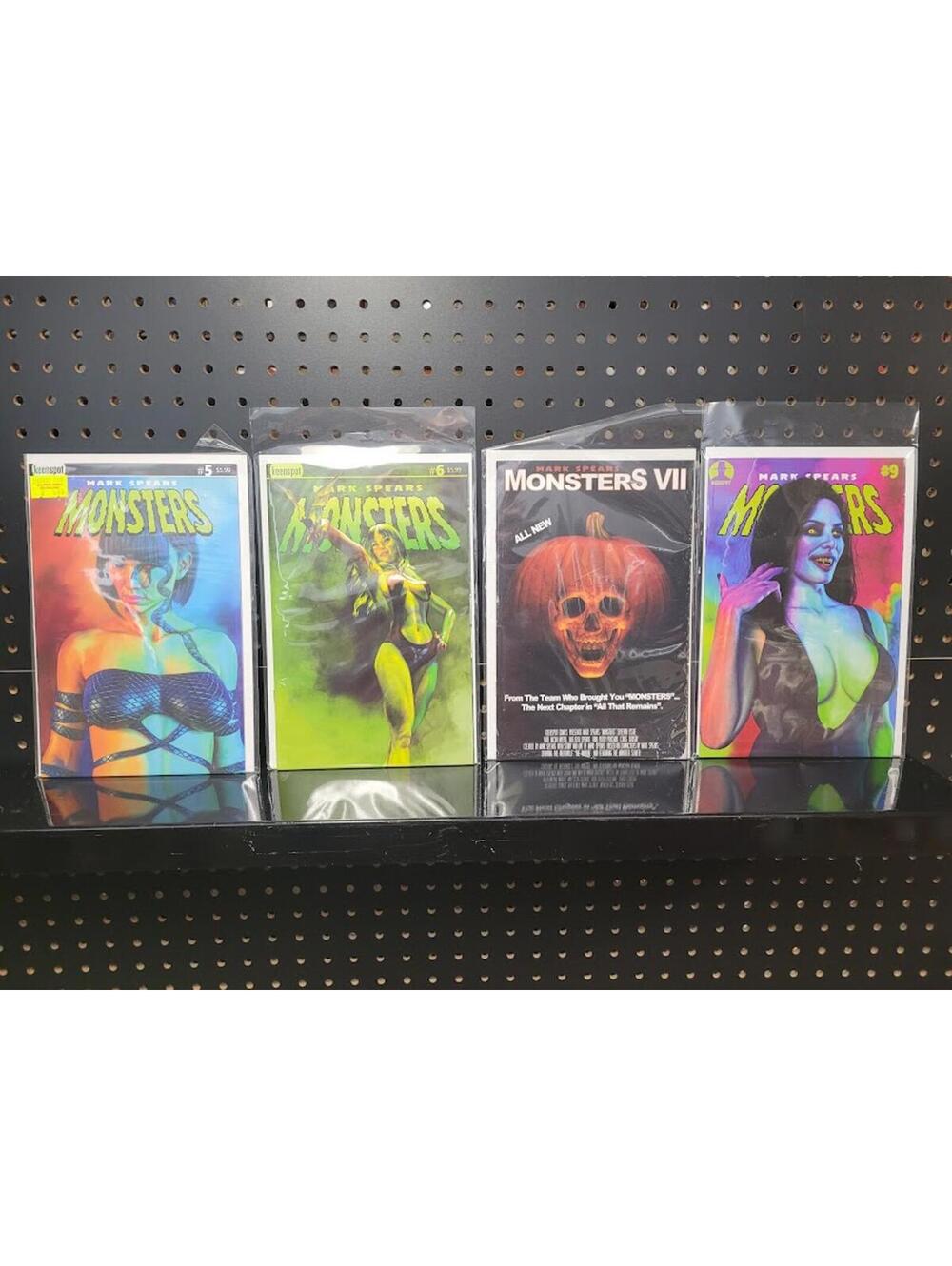 Mark Spears Monsters Comics Lot Issues 5, 6, 7, 9
